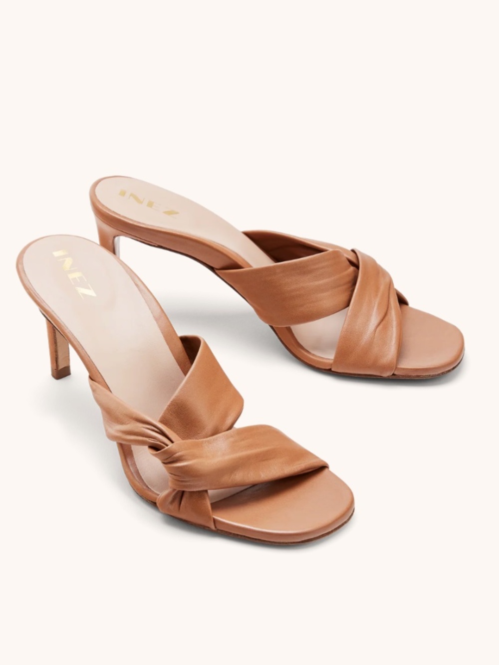 INEZ Isa in Cognac Nappa